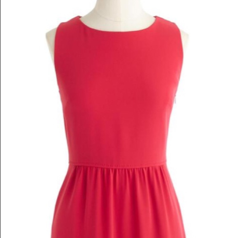 SOLD J Crew Poppy Camille Sleeveless Crepe Dress - Picture 2 of 6